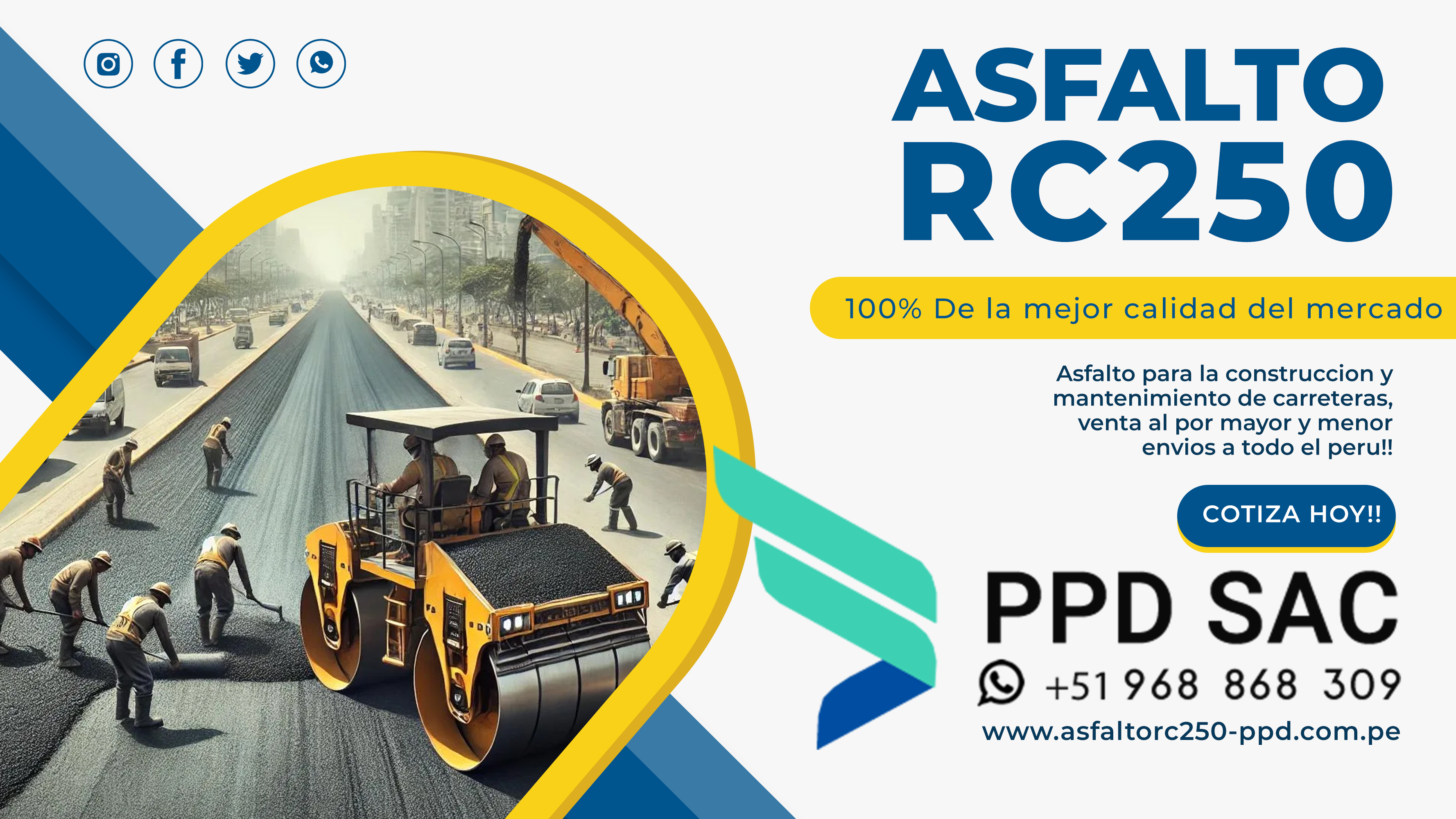 venta de asfalto rc250